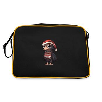 Harpy Bird Christmas Comic - Retro Bag - black/gold - Back