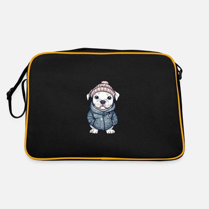 Pit Terrier Chien Élégant Sac Retro