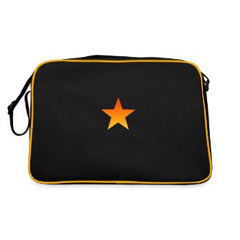 orange star orange star - Retro Bag - black/gold - Back