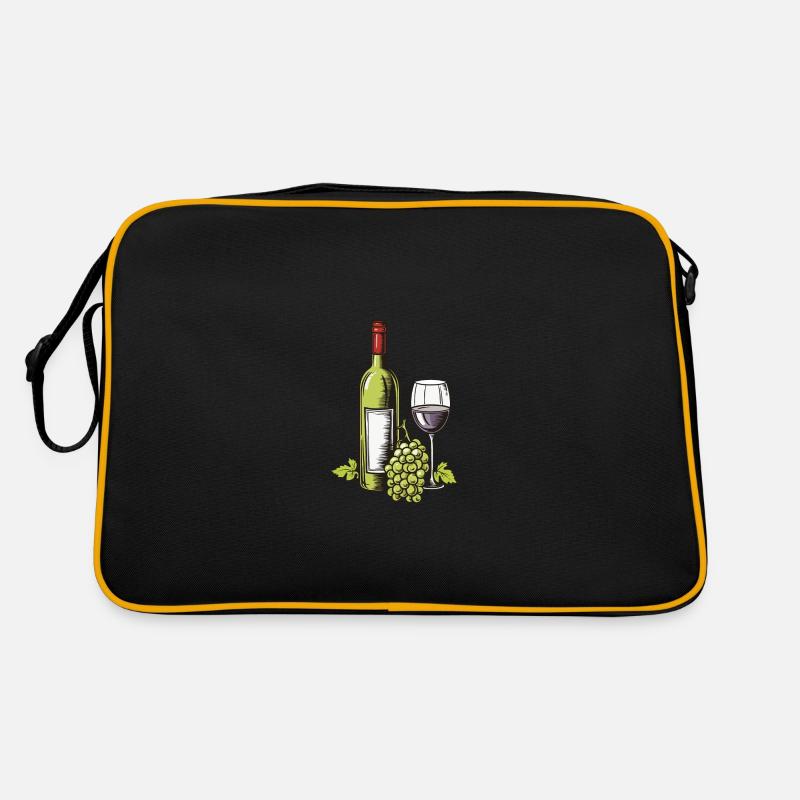 Verre à vin Raisins Vin Sac Retro