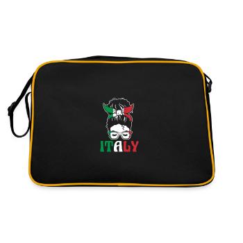 Italie Italien Italien Italie - Sac Retro - noir/or - Dos