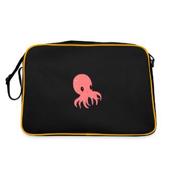Poulpe doux - Sac Retro - noir/or - Dos