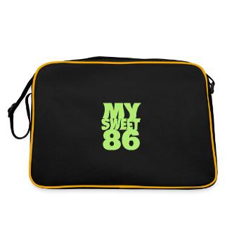 Doux 86 - Sac Retro - noir/or - Dos