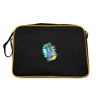 Gift for Julien - Retro Bag - black/gold - Back