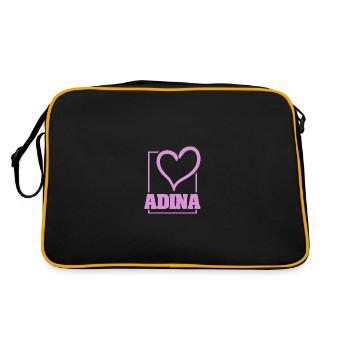 Bachelorette Adina - Sac Retro - noir/or - Dos