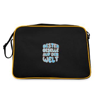 Compagnon de vocation - Sac Retro - noir/or - Dos