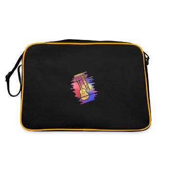 Guitar Johnny - Retro Bag - black/gold - Back