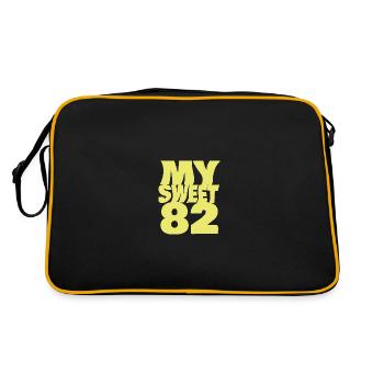 82 - Retro Bag - black/gold - Back