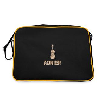Viola Adrien - Retro Bag - black/gold - Back