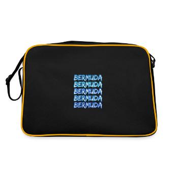 Les Bermudes comme voyage - Sac Retro - noir/or - Dos