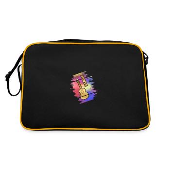 Guitar Jonte - Retro Bag - black/gold - Back