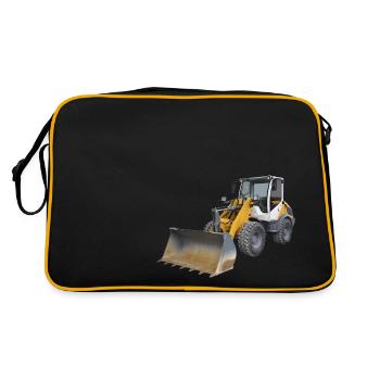 Chargeuses sur pneus - Sac Retro - noir/or - Dos