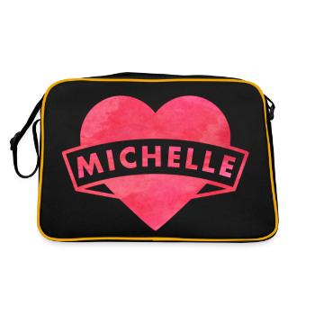 Michelle - Sac Retro - noir/or - Dos