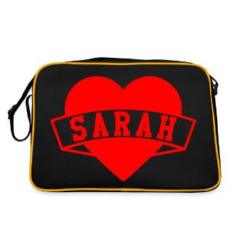 Sarah Herzen - Retro Bag - black/gold - Back