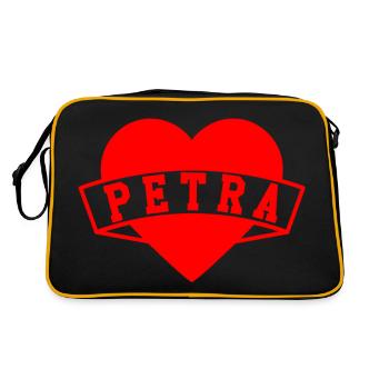 Petra Herzen - Sac Retro - noir/or - Dos