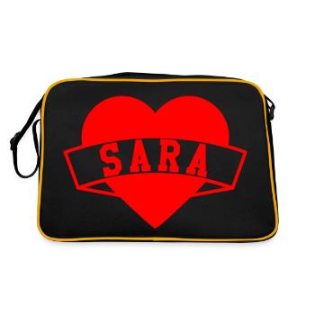 Sara Herzen - Retro Bag - black/gold - Back