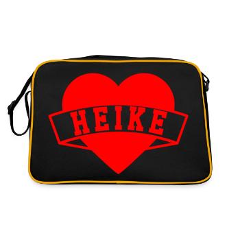 Heike Herzen - Sac Retro - noir/or - Dos
