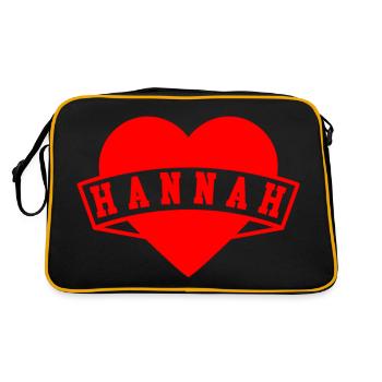 Hannah Herzen - Retro Bag - black/gold - Back