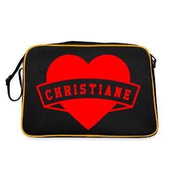 Christiane Herzen - Sac Retro - noir/or - Dos