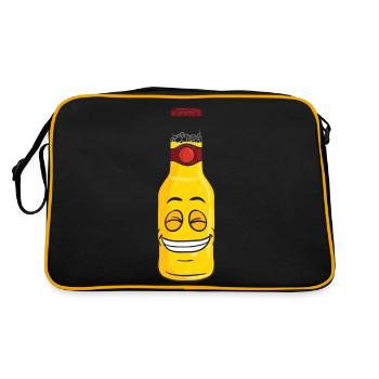 Beer Bottle - Retro Bag - black/gold - Back