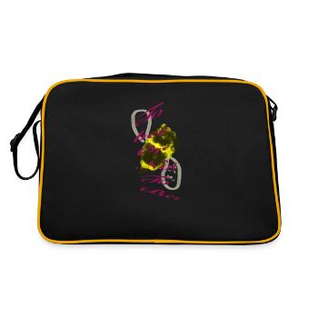 bourdon - Sac Retro - noir/or - Dos