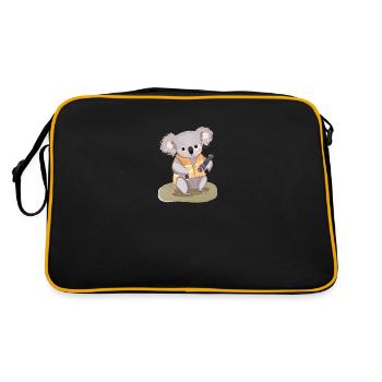Adventurer Koala Finn - Retro Bag - black/gold - Back