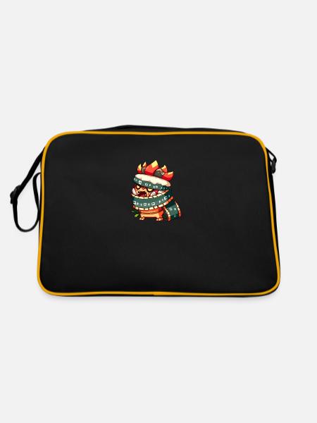 Comic Character - Retro Bag - black/gold - Back