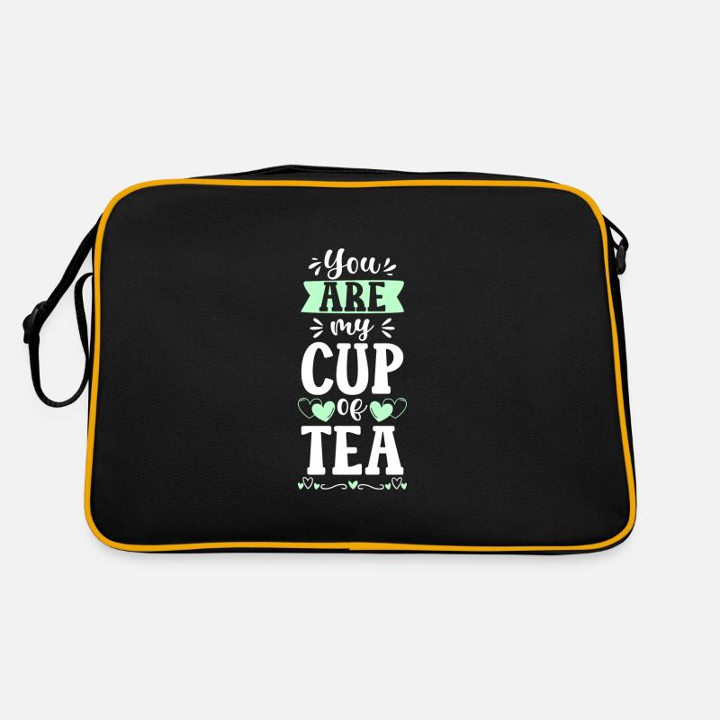 Tea Cup Green Tea Teas Retro Bag