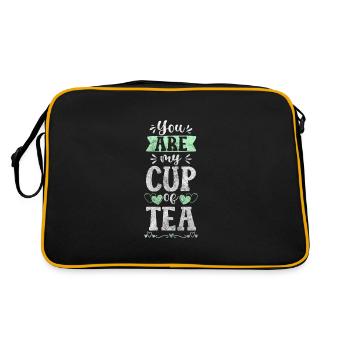 Tea Drinker Time Out Nature Tea Time - Retro Bag - black/gold - Back