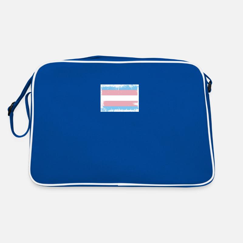 Trans Pride Flag Retro Tasche