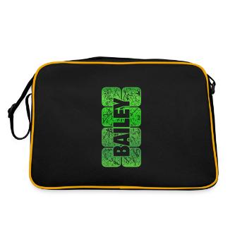Fille Nom de jeune fille Prénom Bailey - Sac Retro - noir/or - Dos