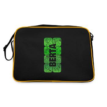 Nom de la fille Berta - Sac Retro - noir/or - Dos