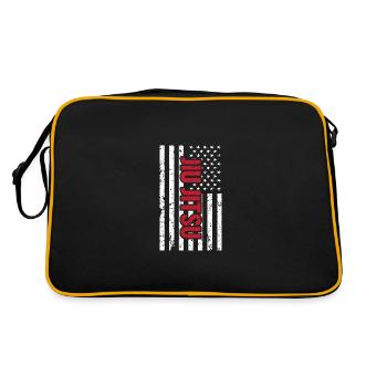 Jiu Jitsu Self Defense - Retro Bag - black/gold - Back