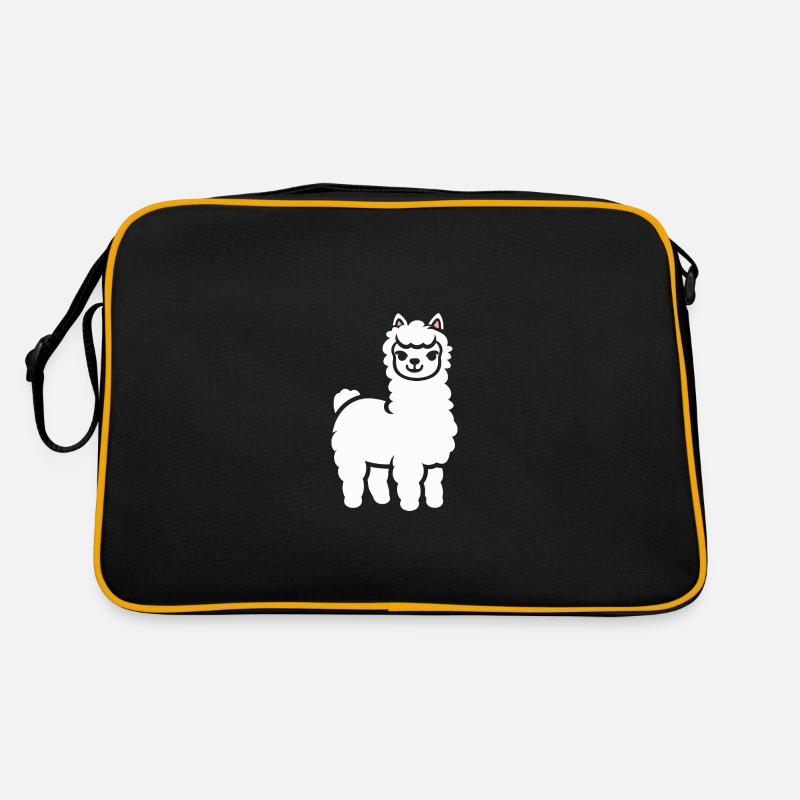 Humour mignon petit lama Sac Retro