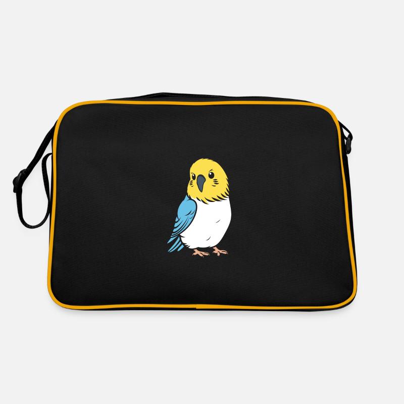 Mignonne petite perruche Sac Retro
