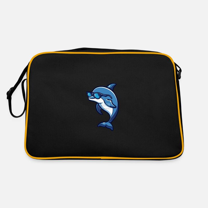 Delfin Cool Tier Retro Tasche