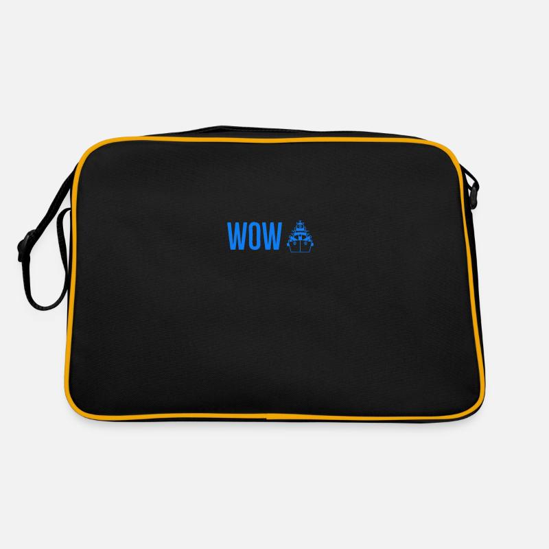 WoW Blue Retro Bag
