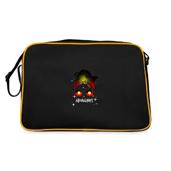 Aborigène - Sac Retro - noir/or - Dos