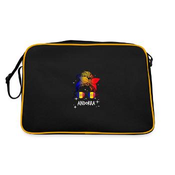 Andorra - Retro Bag - black/gold - Back