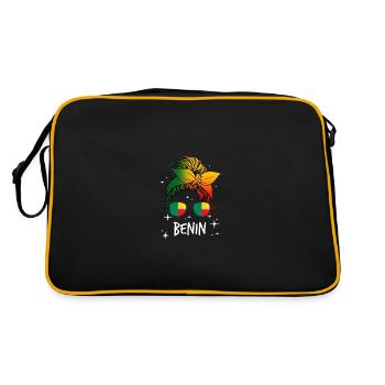 Bénin - Sac Retro - noir/or - Dos