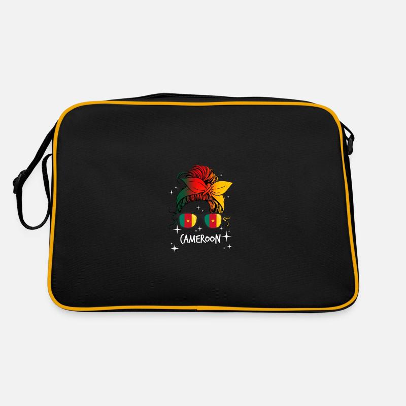 Cameroun - Sac Retro - noir/or