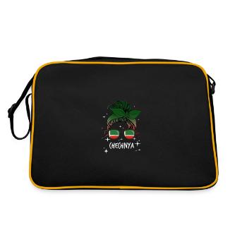 Tchétchénie - Sac Retro - noir/or - Dos