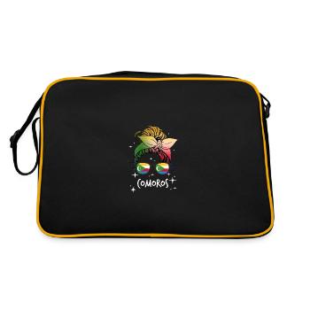Comores - Sac Retro - noir/or - Dos