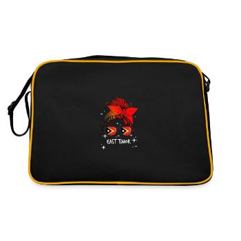 Timor oriental - Sac Retro - noir/or - Dos