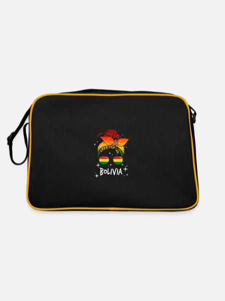 Bolivia - Retro Bag - black/gold - Back