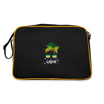 Gabon - Retro Bag - black/gold - Back