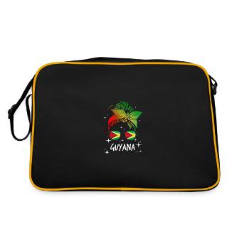 Guyana - Sac Retro - noir/or - Dos