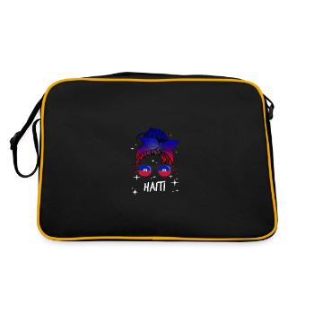 Haïti - Sac Retro - noir/or - Dos