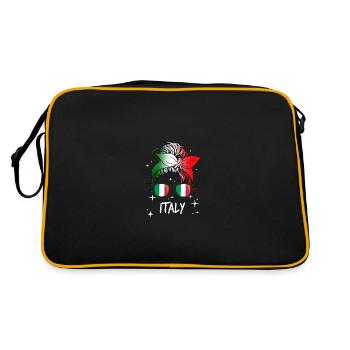 Italy - Retro Bag - black/gold - Back