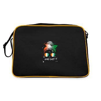 Ivory Coast - Retro Bag - black/gold - Back